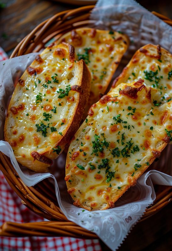 Cheesy Garlic Bread Recipe